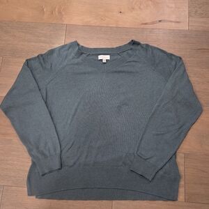 Lucky Brand Teal V-Neck Sweater